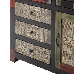 Wolf-Möbel Buffet haut Goa II - Partiellement en manguier et acacia massifs -Meubles de salle à manger Soldes Magasin 1000104040 191106 09425400026 DETAILS P000000001000104040