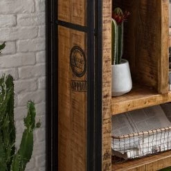 Wolf-Möbel Étagère Iron II - Manguier massif / Fer -Meubles de salle à manger Soldes Magasin 1000104117 191024 17544700029 MOOD DETAILS P000000001000104117 mood