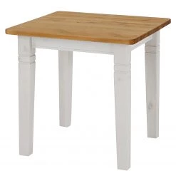 Maison Belfort Table Fjord III - (extensible) Pin massif - Pin coloris lessivé / Pin blanc