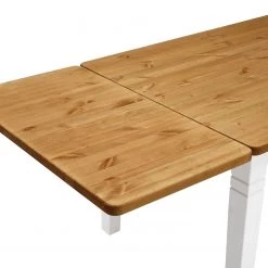 Maison Belfort Table Fjord III - (extensible) Pin massif - Pin coloris lessivé / Pin blanc -Meubles de salle à manger Soldes Magasin 1000104260 211122 08320300172 DETAILS P000000001000104260