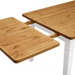 Maison Belfort Table Fjord III - (extensible) Pin massif - Pin coloris lessivé / Pin blanc -Meubles de salle à manger Soldes Magasin 1000104260 211122 08320300183 DETAILS P000000001000104260