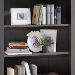 Maison Belfort Bibliothèque Bergen III - Epicéa gris / Epicéa lessivé -Meubles de salle à manger Soldes Magasin 1000104440 211122 08321701089 DETAILS P000000001000104440