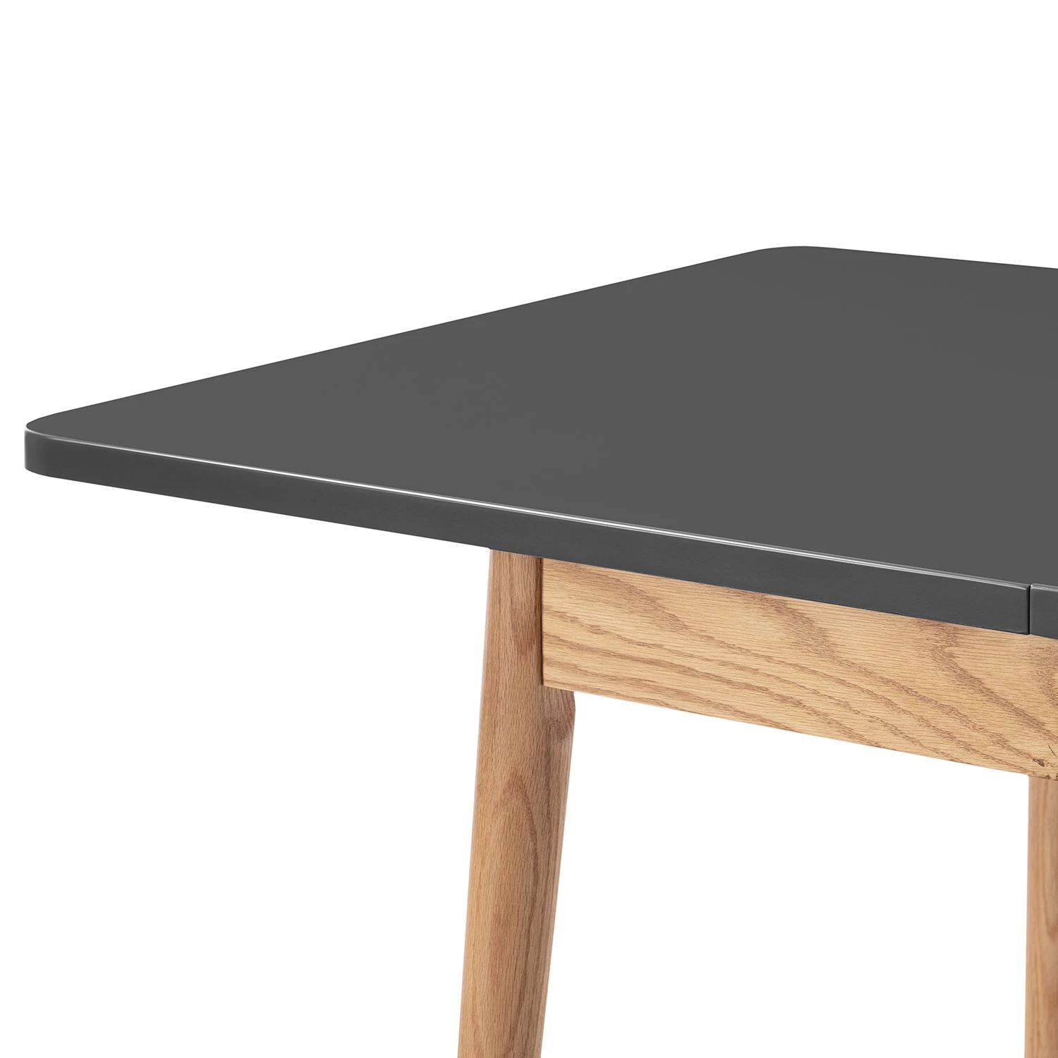 Mørteens Table Lindholm - (extensible) - Partiellement en chêne massif - Gris 10 Mørteens Table Lindholm - (extensible) - Partiellement en chêne massif - Gris – Image 10