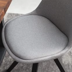 Mørteens Chaises capitonnées Aledas V - Tissu / Hévéa massif - Gris clair / Noir - Lot de 2 23 Mørteens Chaises capitonnées Aledas V - Tissu / Hévéa massif - Gris clair / Noir - Lot de 2 -Meubles de salle à manger Soldes Magasin 1000112662 191127 10454100035 DETAILS P000000001000112662