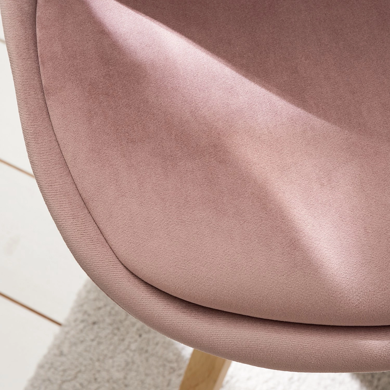 Mørteens Chaises capitonnées Aledas IV - Rose vieilli - Beige - Lot de 2 12 Mørteens Chaises capitonnées Aledas IV - Rose vieilli - Beige - Lot de 2 – Image 12