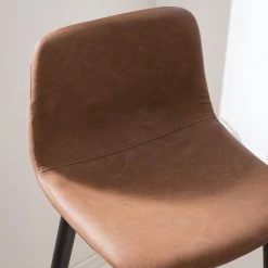 Ars manufacti Chaises de bar Pohang (lot de 2) - Imitation cuir / Métal - Marron / noir 17 Ars manufacti Chaises de bar Pohang (lot de 2) - Imitation cuir / Métal - Marron / noir -Meubles de salle à manger Soldes Magasin 1000114116 180927 17554917 GALLERYIMAGES P000000001000114116