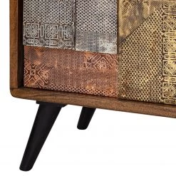 Wolf-Möbel Buffet Orient - Acacia massif / Métal - Multicolore -Meubles de salle à manger Soldes Magasin 1000114122 200512 14063600029 DETAILS P000000001000114122