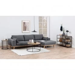 Red Living Étagère Coogee II - Imitation chêne / Noir -Meubles de salle à manger Soldes Magasin 1000114875 220215 021 MOOD DETAILS P000000001000114875 mood