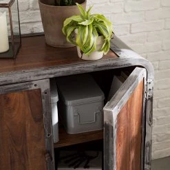 Ars manufacti Buffet Wharton II - Partiellement en acacia massif / Acier 23 Ars manufacti Buffet Wharton II - Partiellement en acacia massif / Acier -Meubles de salle à manger Soldes Magasin 1000114890 200402 18281800110 DETAILS P000000001000114890