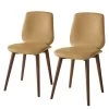 Studio Copenhagen Chaises Wilga V (lot de 2) - Cuir véritable