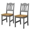 Maison Belfort Chaises Bastide (lot de 2) - Pin massif