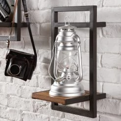 Ars manufacti Étagère murale Manchester - Acacia massif / Métal - Acacia / Anthracite - 22 x 40 cm -Meubles de salle à manger Soldes Magasin 1000117165 180820 08335804 MOOD GALLERYIMAGES P000000001000117165 mood