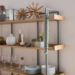 Ars manufacti Bibliothèque Dharai II - Placage en bois véritable / Métal - Chêne / Argenté 20 Ars manufacti Bibliothèque Dharai II - Placage en bois véritable / Métal - Chêne / Argenté -Meubles de salle à manger Soldes Magasin 1000117167 180912 12435707 GALLERYIMAGES P000000001000117167