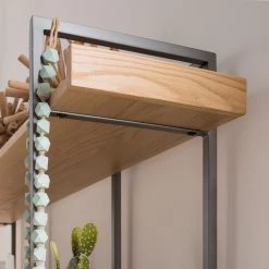 Ars manufacti Bibliothèque Dharai II - Placage en bois véritable / Métal - Chêne / Argenté 22 Ars manufacti Bibliothèque Dharai II - Placage en bois véritable / Métal - Chêne / Argenté -Meubles de salle à manger Soldes Magasin 1000117167 180912 12435809 GALLERYIMAGES P000000001000117167