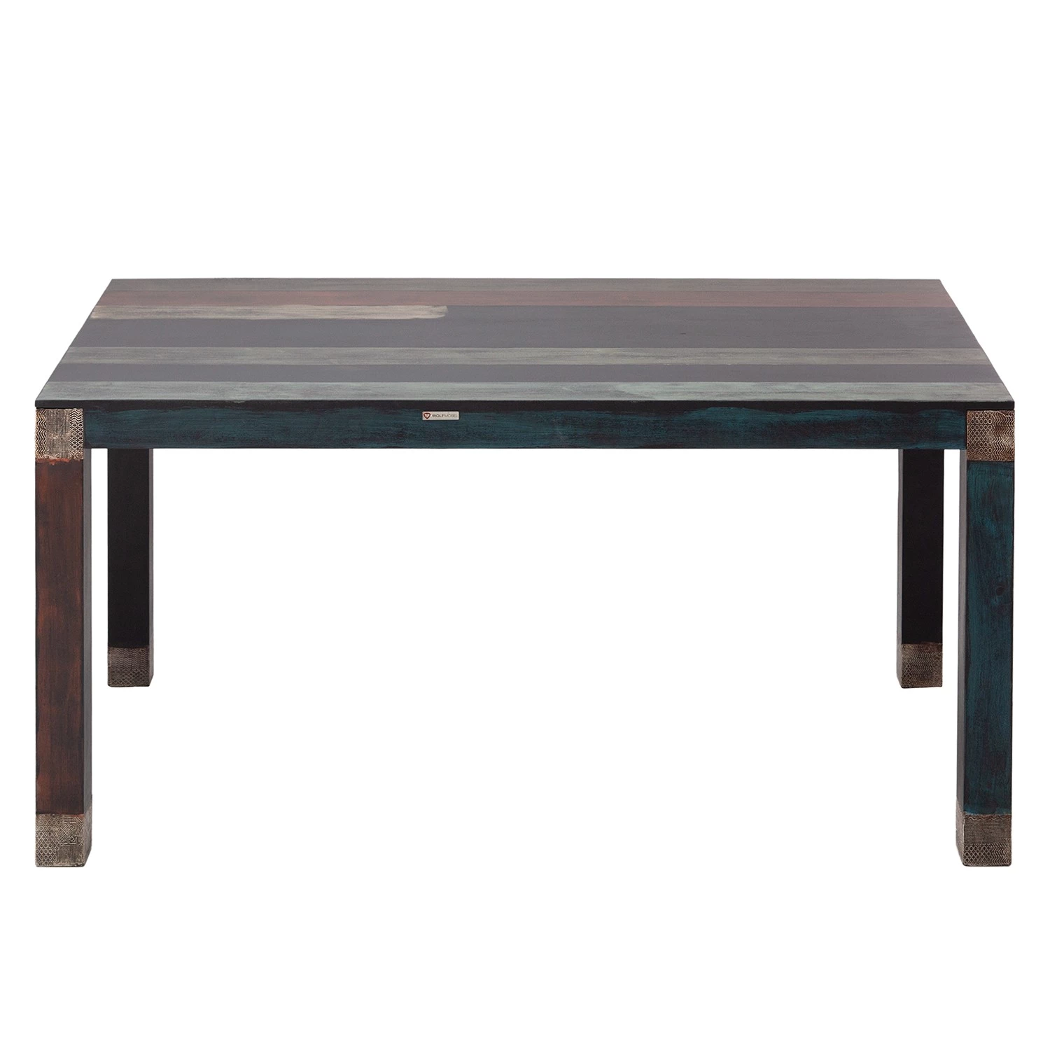 Wolf-Möbel Table Goa II - Partiellement en manguier massif - Manguier marron foncé 7 Wolf-Möbel Table Goa II - Partiellement en manguier massif - Manguier marron foncé – Image 7