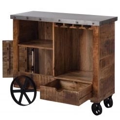 Ars manufacti Bar Kandar - Manguier massif / Métal - Manguier / Argenté 27 Ars manufacti Bar Kandar - Manguier massif / Métal - Manguier / Argenté -Meubles de salle à manger Soldes Magasin 1000117957 200706 14352700024 DETAILS P000000001000117957