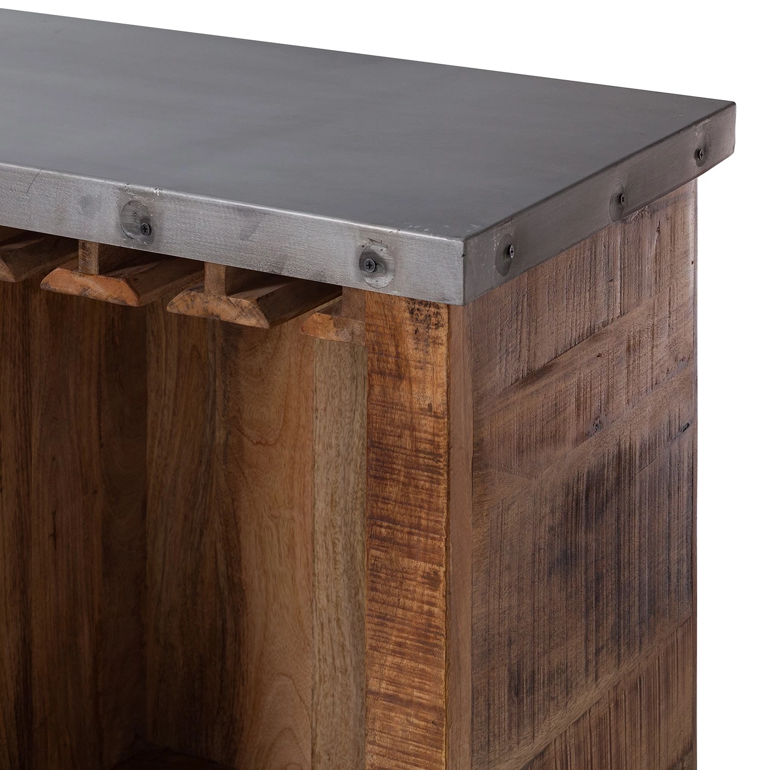 Ars manufacti Bar Kandar - Manguier massif / Métal - Manguier / Argenté 11 Ars manufacti Bar Kandar - Manguier massif / Métal - Manguier / Argenté – Image 11