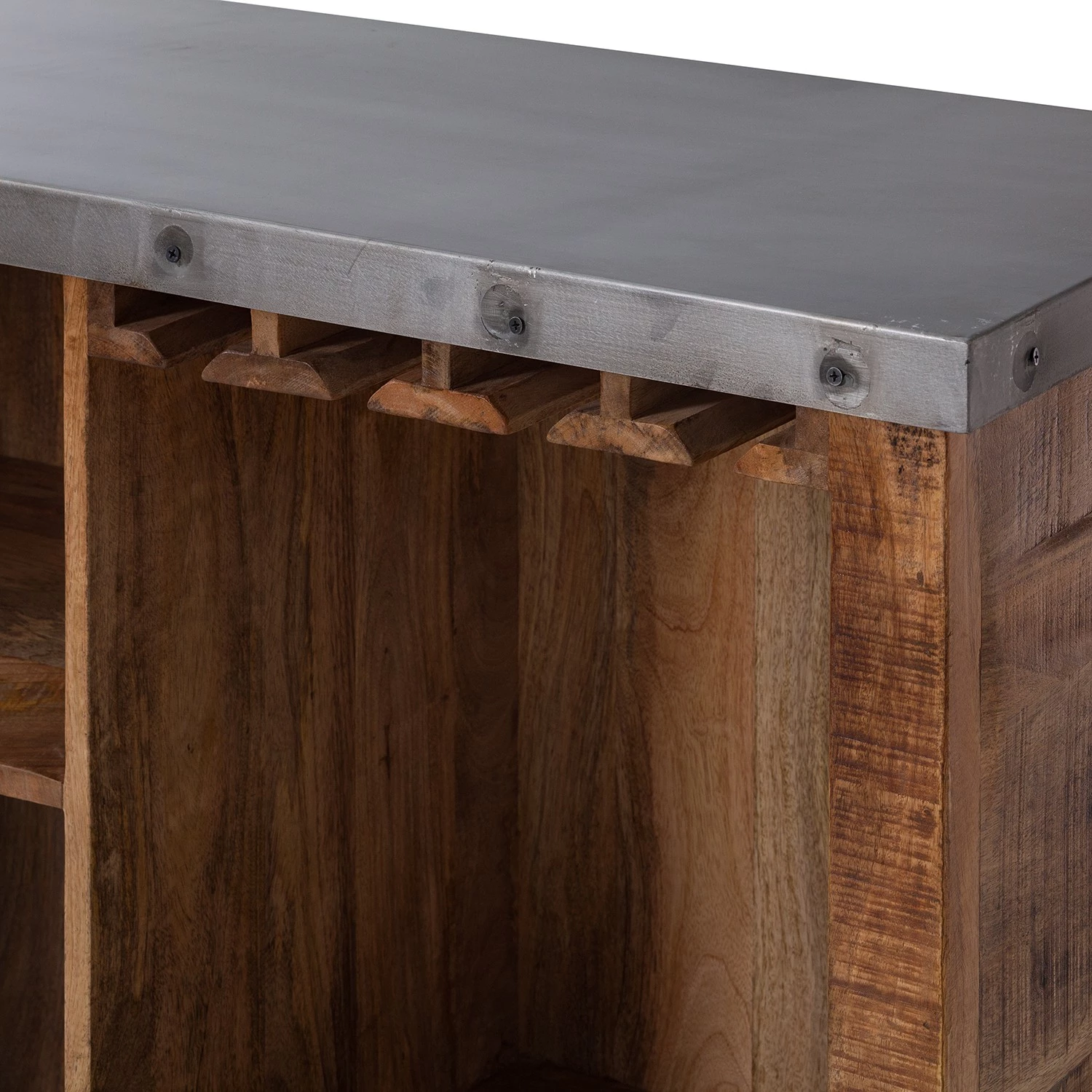 Ars manufacti Bar Kandar - Manguier massif / Métal - Manguier / Argenté 12 Ars manufacti Bar Kandar - Manguier massif / Métal - Manguier / Argenté – Image 12