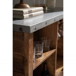 Ars manufacti Bar Kandar - Manguier massif / Métal - Manguier / Argenté 40 Ars manufacti Bar Kandar - Manguier massif / Métal - Manguier / Argenté -Meubles de salle à manger Soldes Magasin 1000117957 200821 11165400006 DETAILS P000000001000117957