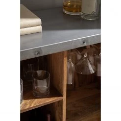 Ars manufacti Bar Kandar - Manguier massif / Métal - Manguier / Argenté 42 Ars manufacti Bar Kandar - Manguier massif / Métal - Manguier / Argenté -Meubles de salle à manger Soldes Magasin 1000117957 200821 11165600008 DETAILS P000000001000117957