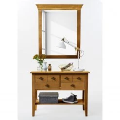 Maison Belfort Console Bergen I - Epicéa lessivé - Largeur : 102 cm -Meubles de salle à manger Soldes Magasin 1000120678 211122 08322801690 MOOD DETAILS P000000001000120678 mood
