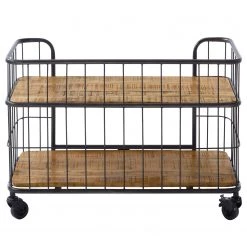 Ars manufacti Étagère Namber II - Manguier massif / Métal - Manguier / Noir -Meubles de salle à manger Soldes Magasin 1000122518 201008 06182700003 DETAILS P000000001000122518