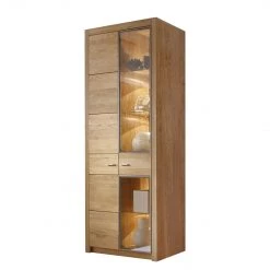 Naturoo Armoire vitrine Floriano - Chêne à nœuds / Imitation chêne à nœuds -Meubles de salle à manger Soldes Magasin 1000123163 190828 17044100003 DETAILS P000000001000123163