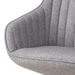 Mørteens Chaise à accoudoirs Ermelo II - rotatif - Tissu / Chêne massif - 1 set -Meubles de salle à manger Soldes Magasin 1000123214 180620 09190007 GALLERYIMAGES P000000001000123214