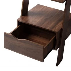 Mørteens Étagère Gjora - Partiellement en hévéa massif - Noyer -Meubles de salle à manger Soldes Magasin 1000123440 190204 12544400017 GALLERYIMAGES P000000001000123440