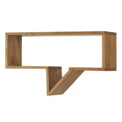 Ars Natura Tablettes Murale Dumka (lot de 2) - Acacia massif -Meubles de salle à manger Soldes Magasin 1000123445 181009 08072602 GALLERYIMAGES P000000001000123445