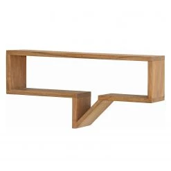 Ars Natura Tablettes Murale Dumka (lot de 2) - Acacia massif -Meubles de salle à manger Soldes Magasin 1000123445 181009 08072606 GALLERYIMAGES P000000001000123445