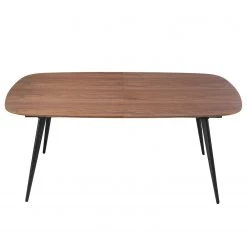 Studio Copenhagen Table extensible Rogo - Placage en noyer / Métal - Noyer / Noir -Meubles de salle à manger Soldes Magasin 1000123491 190705 12041000003 DETAILS P000000001000123491