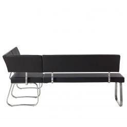 Fredriks Banquette d'angle Marco - Imitation cuir - Noir -Meubles de salle à manger Soldes Magasin 1000123533 200702 13555200046 DETAILS P000000001000123533