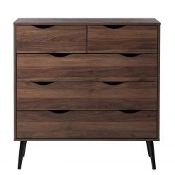 Mørteens Commode Gjora II - Partiellement en hévéa massif - Noyer -Meubles de salle à manger Soldes Magasin 1000123696 190131 07360200012 GALLERYIMAGES P000000001000123696