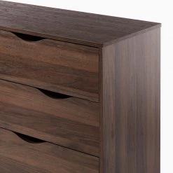 Mørteens Commode Gjora II - Partiellement en hévéa massif - Noyer -Meubles de salle à manger Soldes Magasin 1000123696 190131 07360300017 GALLERYIMAGES P000000001000123696