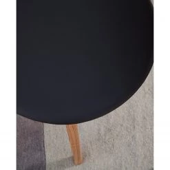 Mørteens Chaises Bogmoor (lot de 2) - imitation cuir / Frêne massif - Beige / Noir -Meubles de salle à manger Soldes Magasin 1000123742 210106 06471800003 DETAILS P000000001000123742