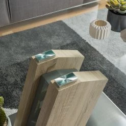 Fredriks Table basse Bleik - Verre de sécurité / Acier inoxydable - Imitation chêne / Argenté 16 Fredriks Table basse Bleik - Verre de sécurité / Acier inoxydable - Imitation chêne / Argenté -Meubles de salle à manger Soldes Magasin 1000123772 190226 06172800010 GALLERYIMAGES P000000001000123772