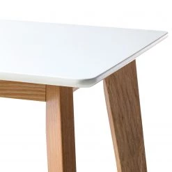 Mørteens Table haute Boddam II - Partiellement en frêne massif - Blanc / Frêne -Meubles de salle à manger Soldes Magasin 1000123805 201201 17354700003 MOOD DETAILS P000000001000123805 mood