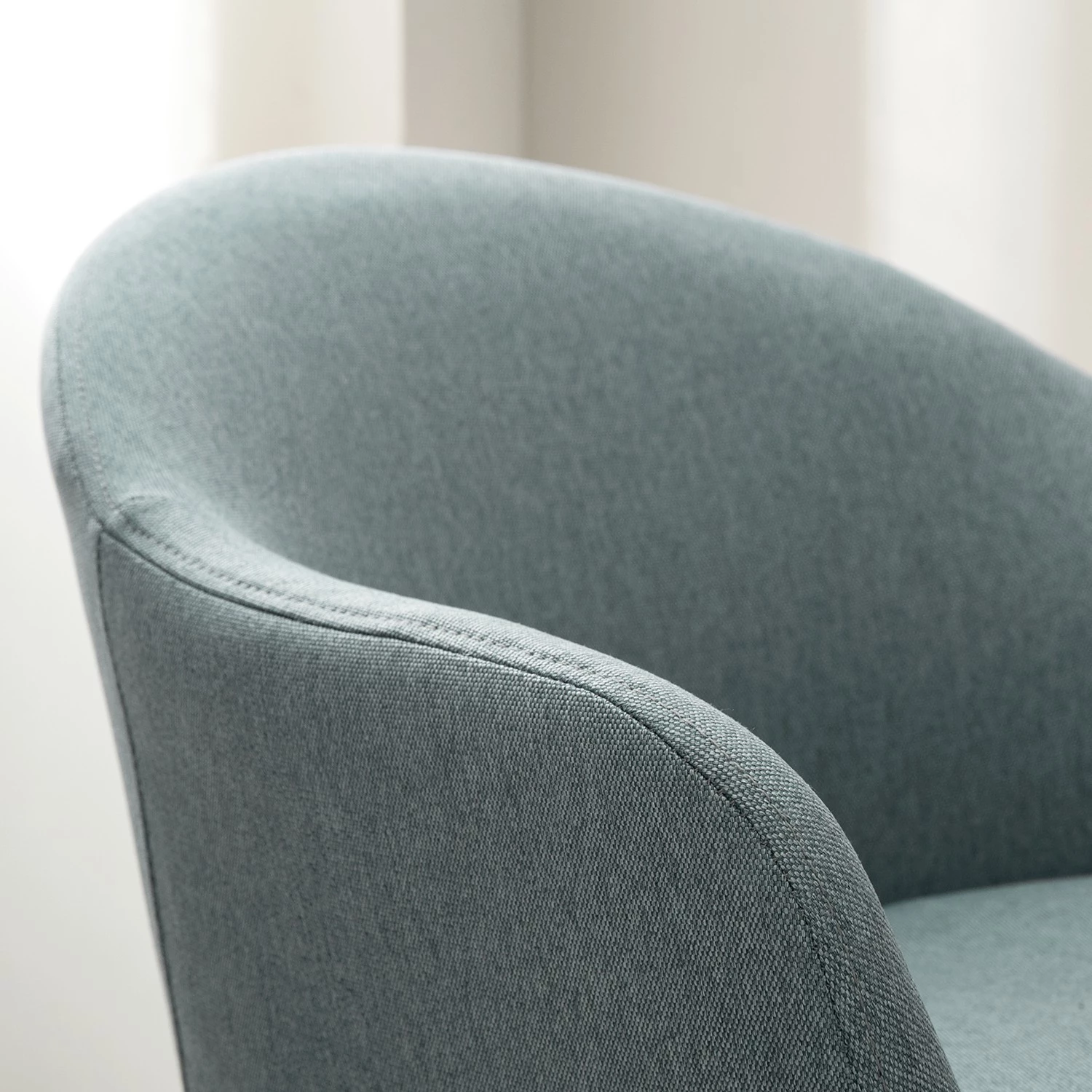 Mørteens Chaise à accoudoirs Hallund I - Tissu - Gris pigeon 9 Mørteens Chaise à accoudoirs Hallund I - Tissu - Gris pigeon – Image 9