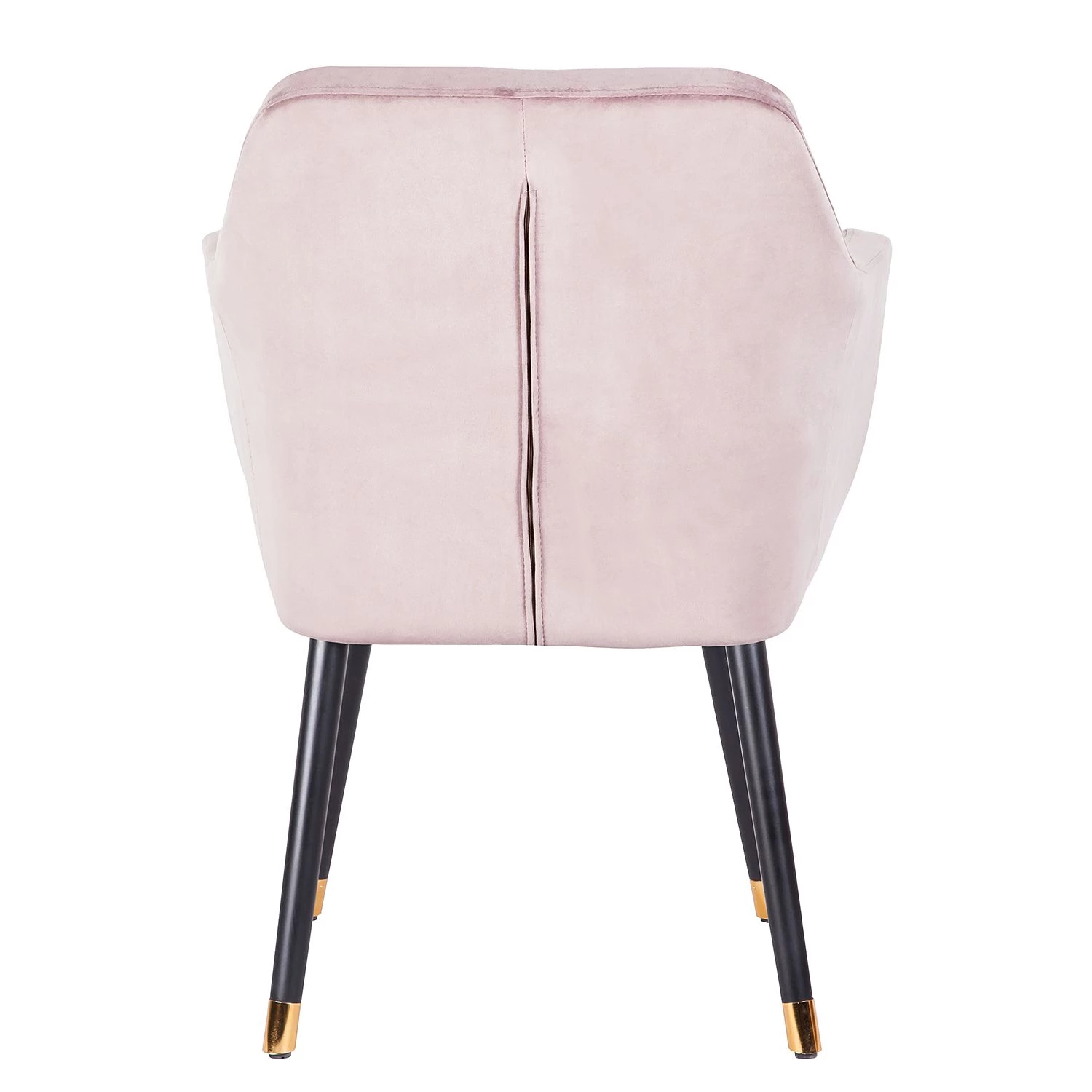 Jack & Alice Chaise avec accoudoirs Leezy G - Chêne massif / Velours - Rose vieilli / Noir 7 Jack & Alice Chaise avec accoudoirs Leezy G - Chêne massif / Velours - Rose vieilli / Noir – Image 7