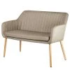 Mørteens Banquette Leedy - Chêne massif - Chêne - Beige chiné