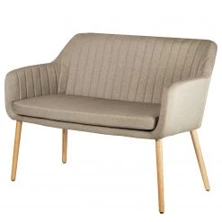 Mørteens Banquette Leedy - Chêne massif - Chêne - Beige chiné