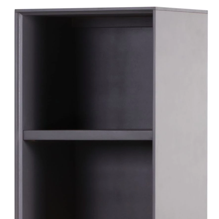 Norrwood Bibliothèque Colfax - Partiellement en chêne massif - chêne / Gris 3 Norrwood Bibliothèque Colfax - Partiellement en chêne massif - chêne / Gris – Image 3