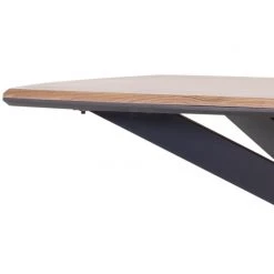 Ars manufacti Table Manki - Acacia massif / Métal - Acacia / Noir -Meubles de salle à manger Soldes Magasin 1000124038 180803 140332161 GALLERYIMAGES P000000001000124038