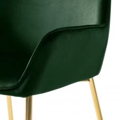 Jack & Alice Chaises capitonnées Evy (lot de 2) - Velours / Métal - Doré - Velours Sua: Vert foncé 26 Jack & Alice Chaises capitonnées Evy (lot de 2) - Velours / Métal - Doré - Velours Sua: Vert foncé -Meubles de salle à manger Soldes Magasin 1000125820 190130 08544800014 GALLERYIMAGES P000000001000125820