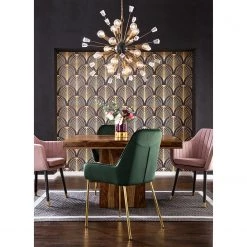 Jack & Alice Chaises capitonnées Evy (lot de 2) - Velours / Métal - Doré - Velours Sua: Vert foncé 18 Jack & Alice Chaises capitonnées Evy (lot de 2) - Velours / Métal - Doré - Velours Sua: Vert foncé -Meubles de salle à manger Soldes Magasin 1000125820 190212 16361000029 MOOD GALLERYIMAGES P000000001000125820 mood