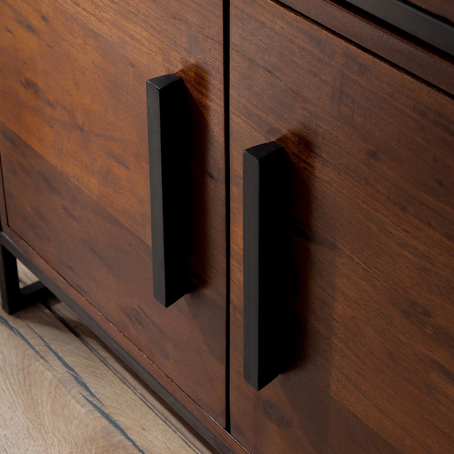 Ars manufacti Étagère Woodson IV - Acacia massif / Fer - Acacia brun 7 Ars manufacti Étagère Woodson IV - Acacia massif / Fer - Acacia brun – Image 7