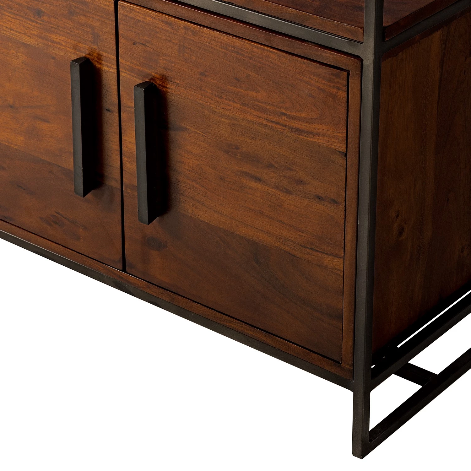 Ars manufacti Étagère Woodson IV - Acacia massif / Fer - Acacia brun 8 Ars manufacti Étagère Woodson IV - Acacia massif / Fer - Acacia brun – Image 8