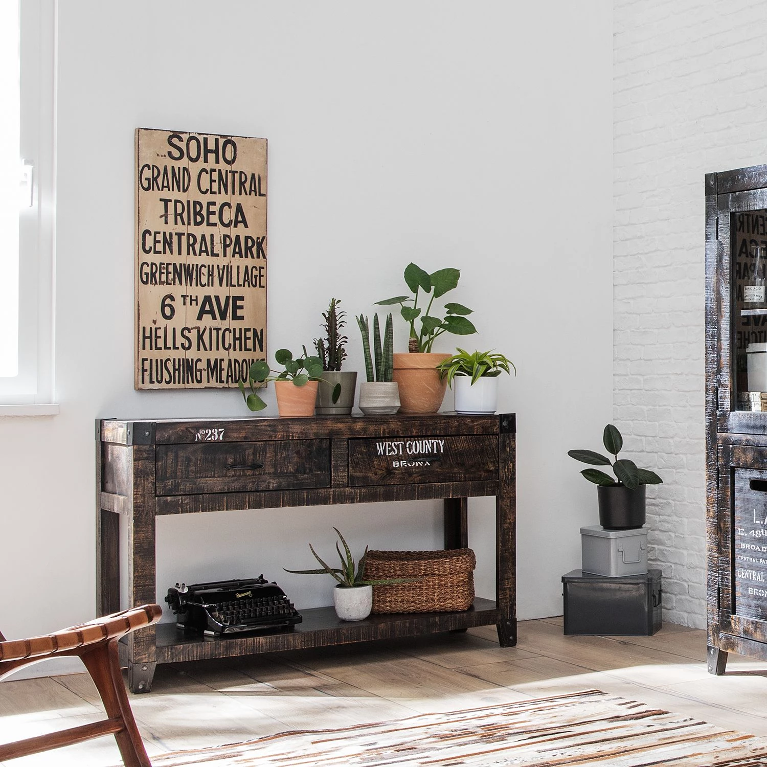 Ars manufacti Console Keyport - Manguier massif 2 Ars manufacti Console Keyport - Manguier massif – Image 2