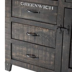 Ars manufacti Buffet haut Keyport I - Manguier massif -Meubles de salle à manger Soldes Magasin 1000125893 190510 10582500006 GALLERYIMAGES P000000001000125893